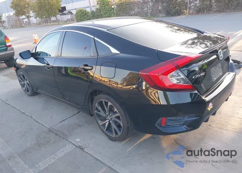 2021 Honda Civic Sport z USA, uszkodzony, nr VIN 2HGFC2F87MH544539